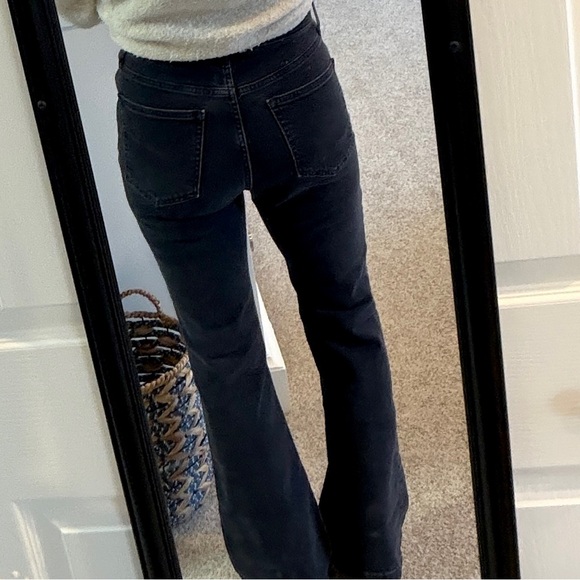 GAP Women's Dark Gray Flare Jeans 27/4S - Picture 2 of 7